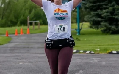 Jewel of the Valley Marathon Race shirt. Photo by Fast Focus Photography NW.