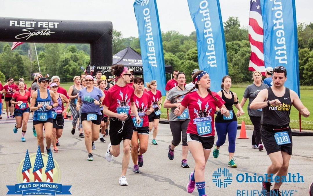 Branded Race Shirts with prominent sponsor info printed on the back – Run San Ramon Race