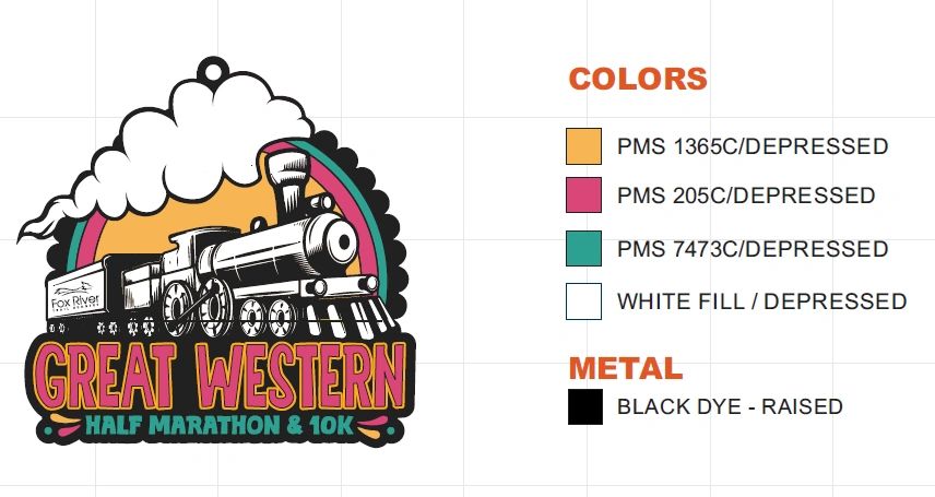 Final Art Proof for the Great Western Half Marathon and 10K