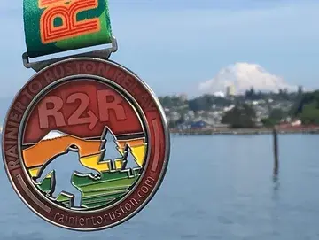 Custom Stained Race Medals