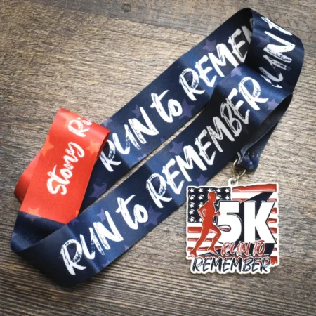 Race Medal for the Memorial Day Run to Remember 5K