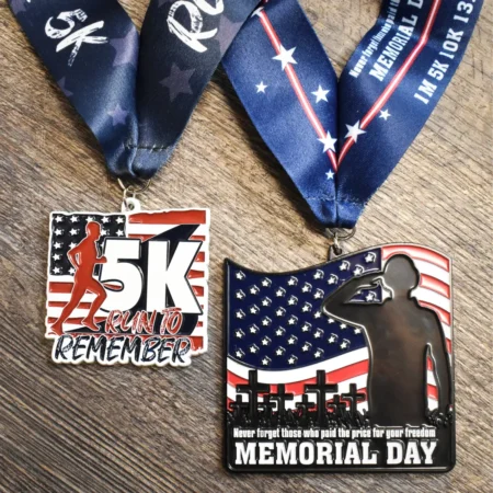 Pair of Memorial Day Race Medals