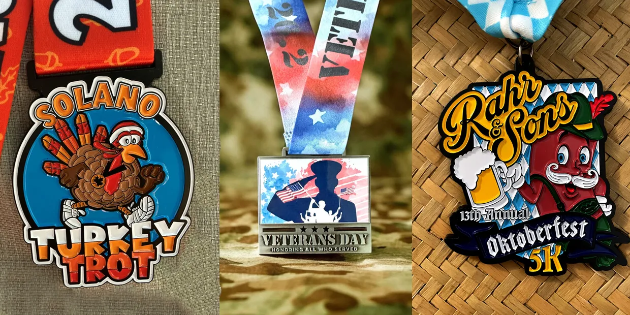 Custom Seasonal and Holiday Race Medals