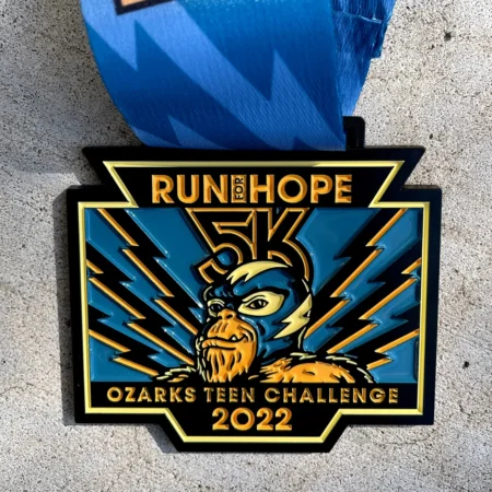 Run For Hope Race Medal for the Ozarks Teen Challenge