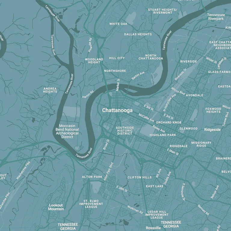 City Map - Chattanooga City Map - Chattanooga