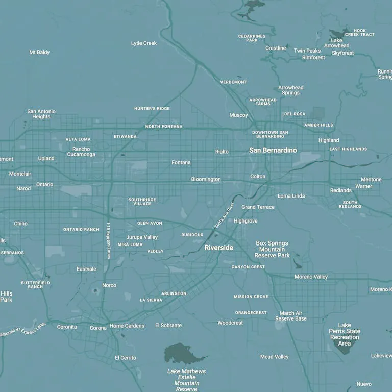 City Map - San Bernadino