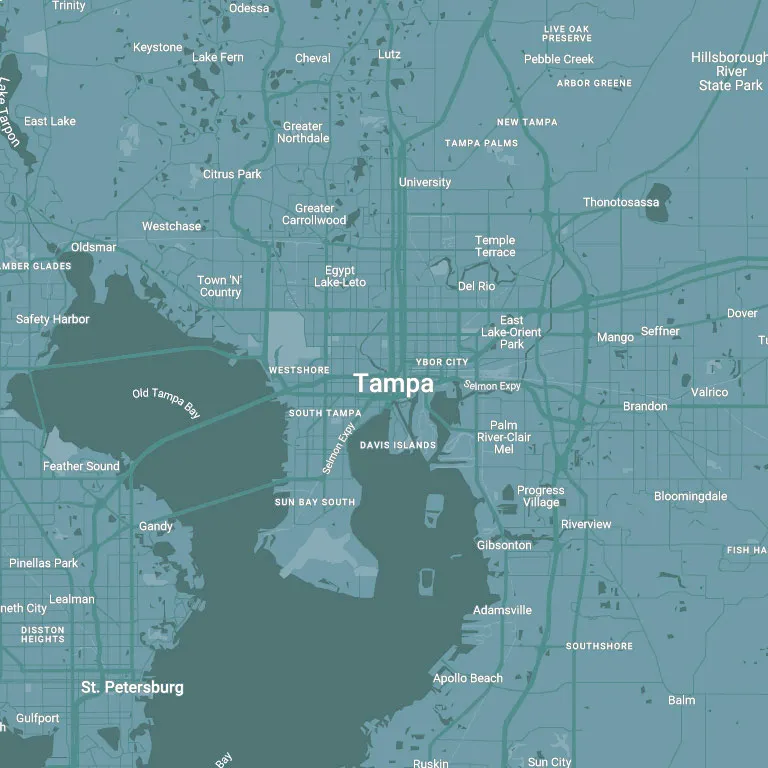 City Map - Tampa City Map - Tampa