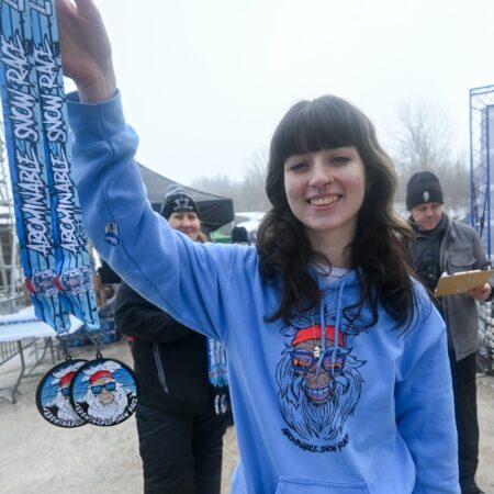 Abominable Snowman Race Custom Medals and Branded Hoodies