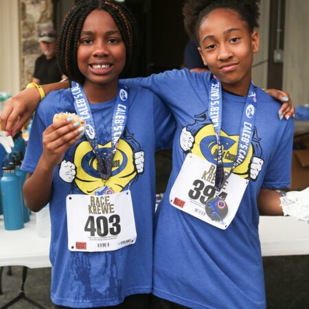 Caleb's Cause Custom Medals and Branded Kids Shirts