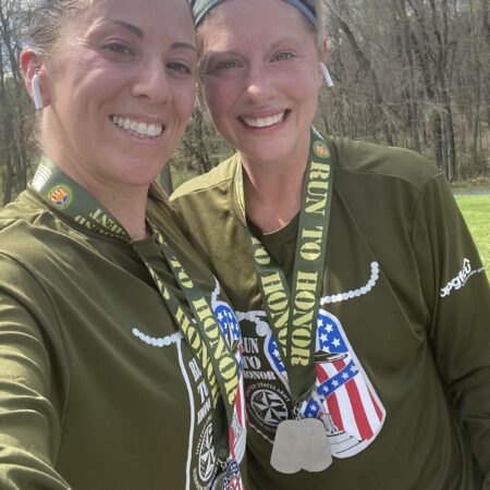 Monument to Monument Memorial Race Dog Tag Metals and Branded Shirts