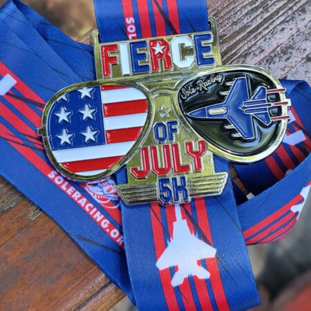 Very Cool "Fierce of July" Race Medal for Sole Racing