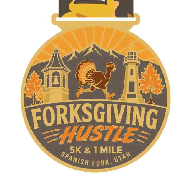 The "Forksgiving Hustle" 5K & 1 Mile (Spanish Fork, Utah) - Graphic Art 2 The "Forksgiving Hustle" 5K & 1 Mile (Spanish Fork, Utah) - Graphic Art 2
