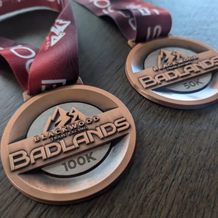 Badlands 50 100K Trail Race Medals