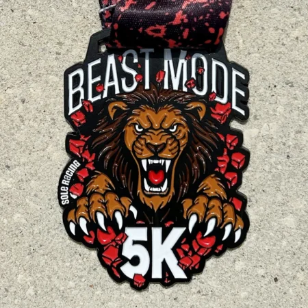 Beastmode 5k Race Medal