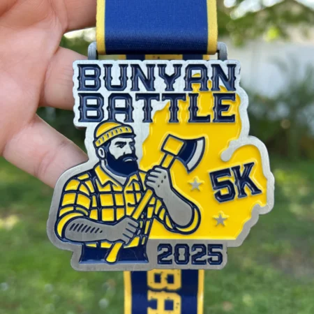 Bunyan Battle 5K Race Medal