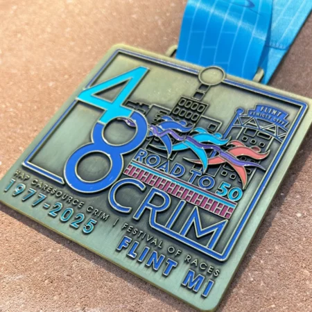 Crim 48 Road to 50 Race Medal