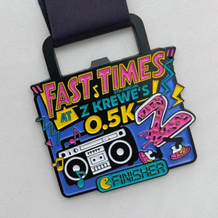 Fast Times 5K Bottle Opener Race Medal