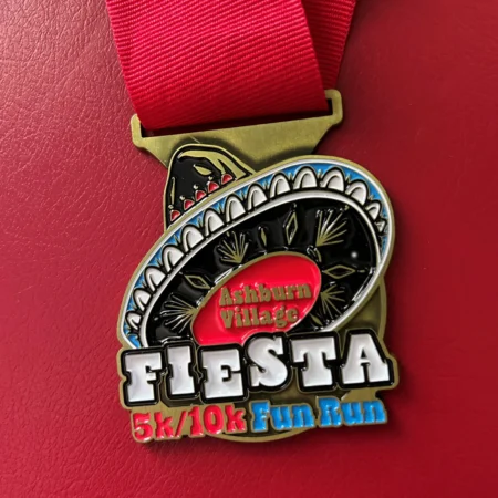 Fiesta 5K Community Fun Run Race Medal