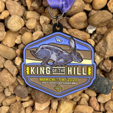 King of the Hill Trail Run Race Medal