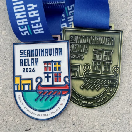 Scandinavian Festival Relay Race Medal Set